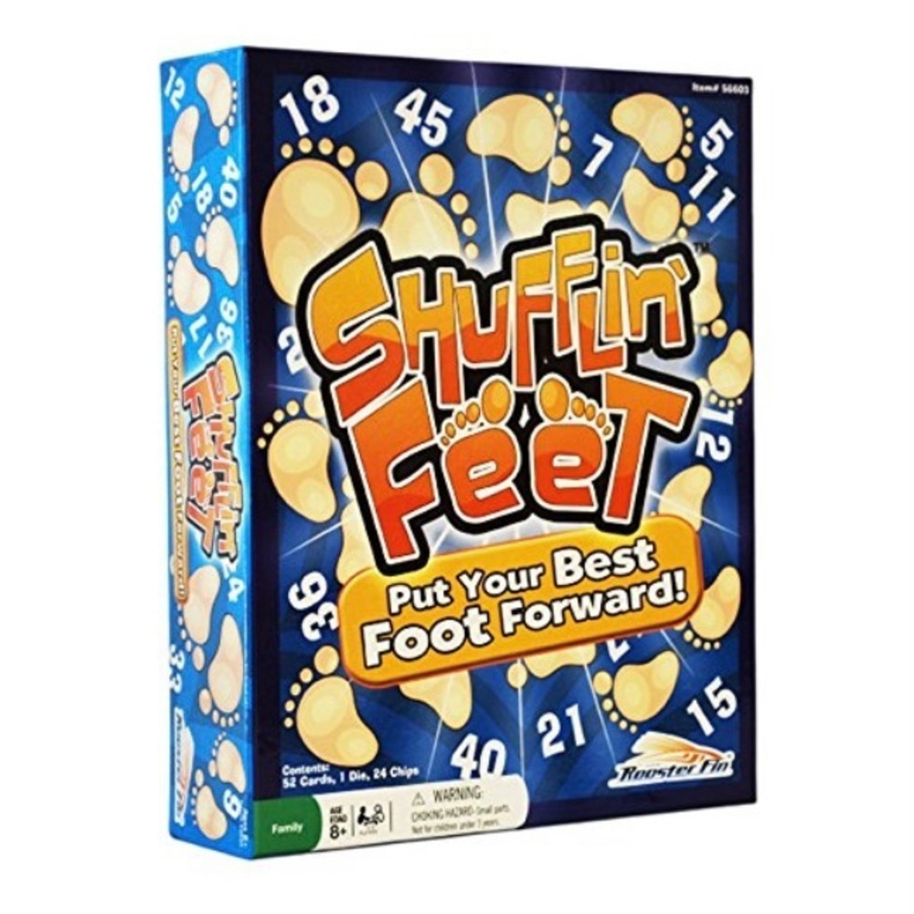 NWT ROOSTER FIN Shufflin Feet Board Game